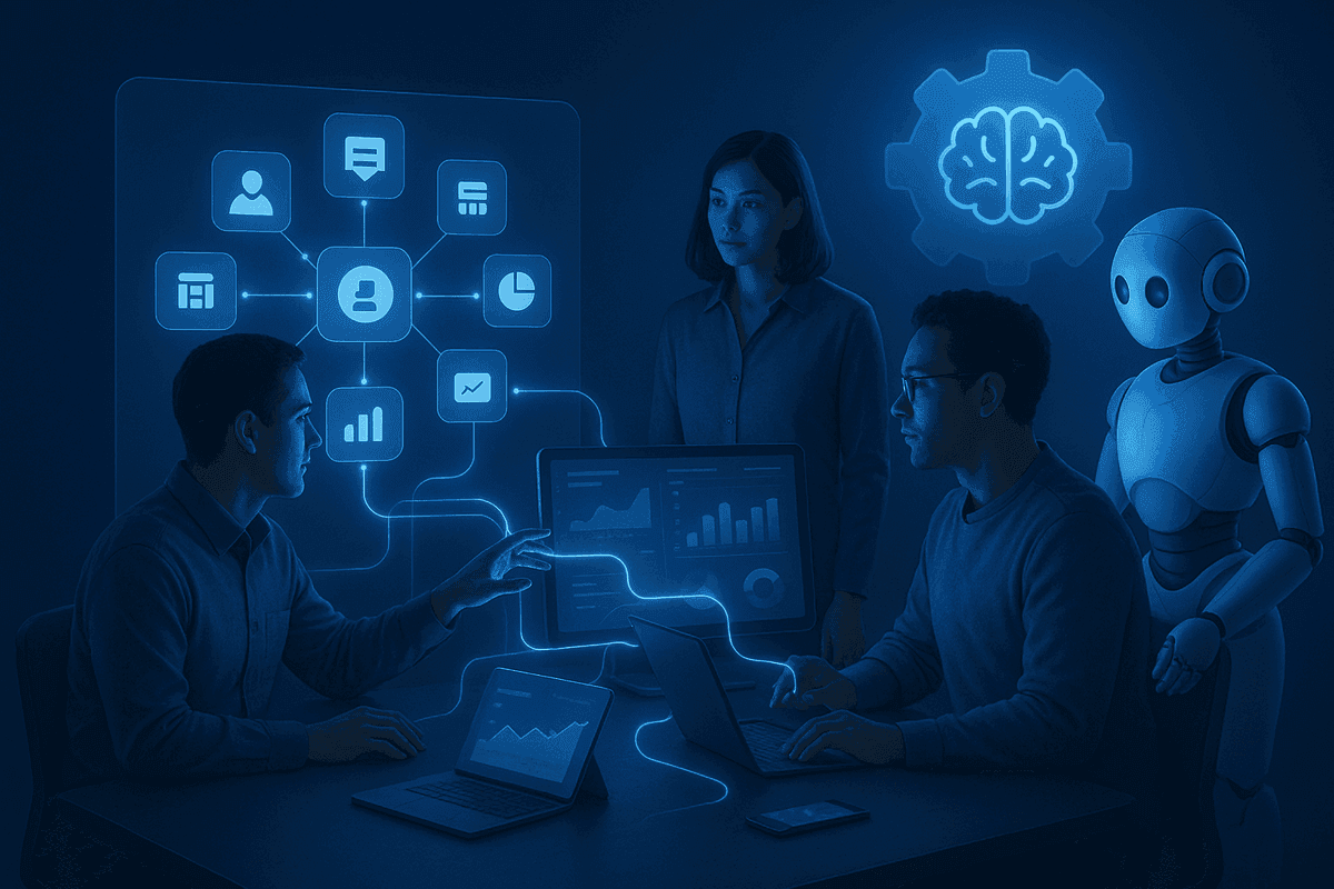 Illustration of escaping operational drudgery through automation